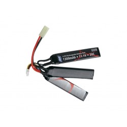 Battery Li-Po 11.1v 1300mAh 20c Stick ASG