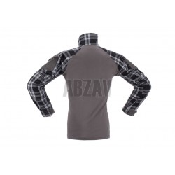 Flannel Combat Shirt Black L Invader Gear