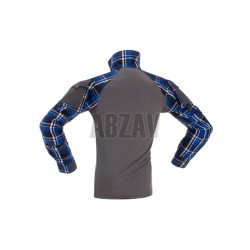 Flannel Combat Shirt Blue S Invader Gear