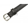 Leather Belt 105cm Black Frontline