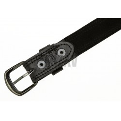 Leather Belt 105cm Black Frontline