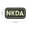NKDA Rubber Patch Glow in the Dark JTG