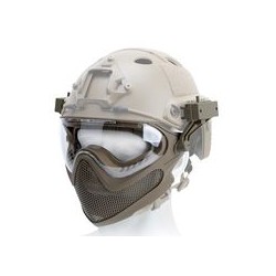 Pilot Mask With Mesh Tan