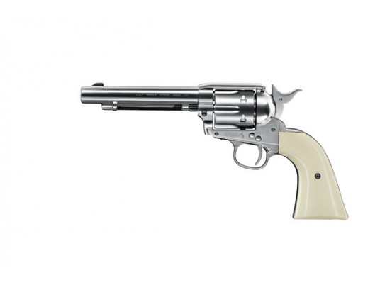 Colt SAA .45-5.5" Nickel/Pearl Co² Steel BBs Umarex