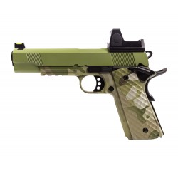 1911 M.E.U. Full Metal Camo/OD Gas Nuprol