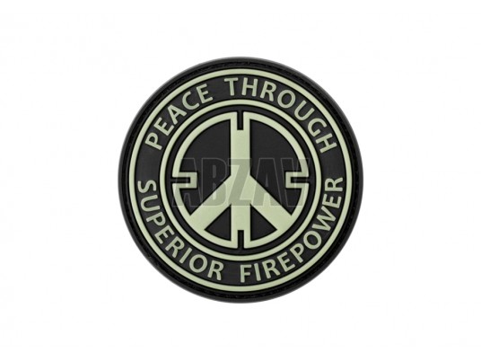 Peace Rubber Patch Glow in the Dark JTG