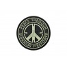 Peace Rubber Patch Glow in the Dark JTG