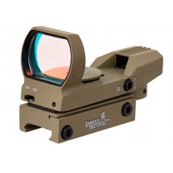 4 Reticles Red dot Reflex Sight Tan Lancer Tactical