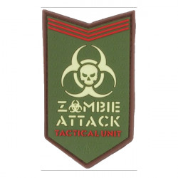 Zombie Attack Rubber Patch Multicam JTG
