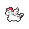 Christmas Unicorn Rubber Patch Color JTG