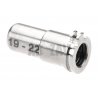 CNC Titanium Adjustable Air Seal Nozzle 19mm - 22mm for AEG Maxx Model