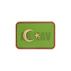 Turkey Flag Rubber Patch Green JTG