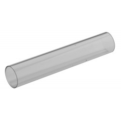 Drilled polycarbonate tube...
