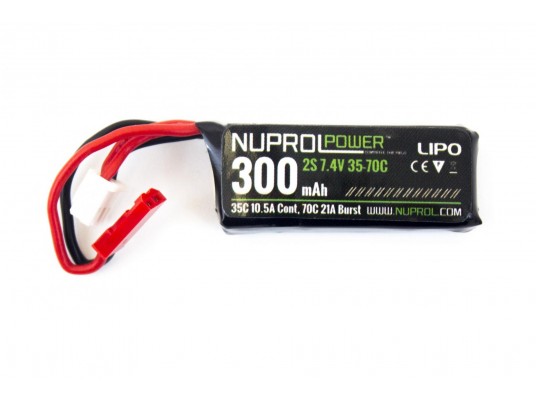 LiPo 7. 4 v / 300 mah 35-70c Micro (HPA)