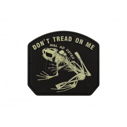 Don't Tread on me Frog Rubber Patch Glow i.t. Dark JTG