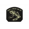 Don't Tread on me Frog Rubber Patch Glow i.t. Dark JTG