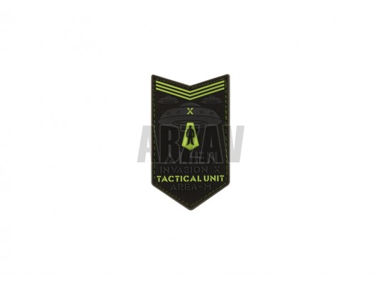 Alien Invasion Tactical Unit Rubber Patch Glow i.t. Dark JTG