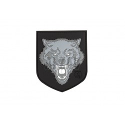 Wolf Shield Rubber Patch Grey JTG
