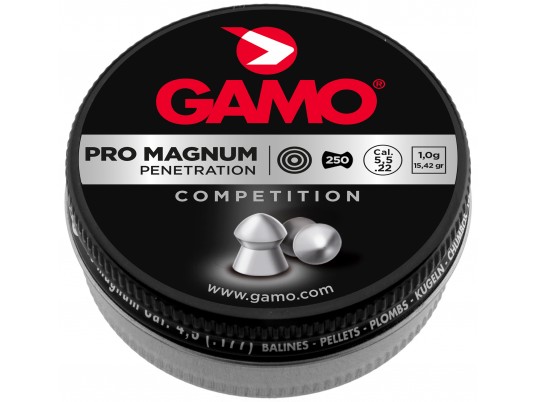 Plombs pro Magnum tête pointue 5.5 mm