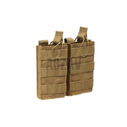 M4 Double Open-Top Mag Pouch Coyote Condor