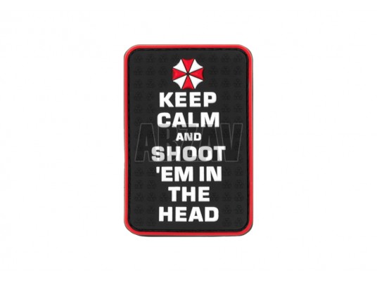 Keep Calm and Shoot Rubber Patch Color JTG