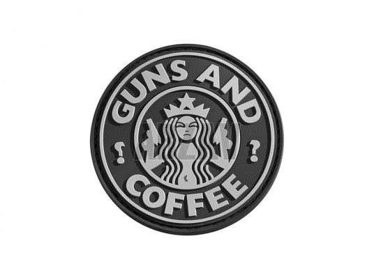 Guns and Coffee Rubber Patch SWAT JTG