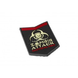 Zombie Attack Rubber Patch Glow in the Dark JTG