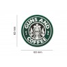 Guns and Coffee Rubber Patch Color JTG