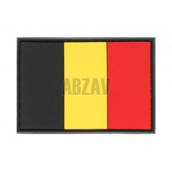 Belgium Flag Rubber Patch  Color JTG