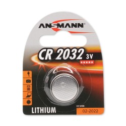 Battery CR2032 - 3 volts - 210 mAh - Ansmann