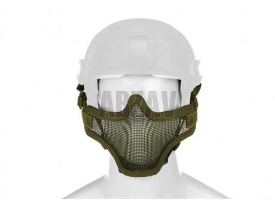 Steel Half Face Mask FAST Version OD Invader Gear
