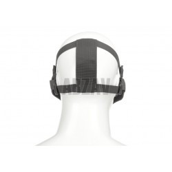 Steel Half Face Mask Grey Invader Gear