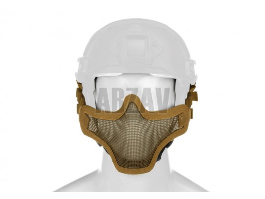 Steel Half Face Mask FAST Version Tan Invader Gear