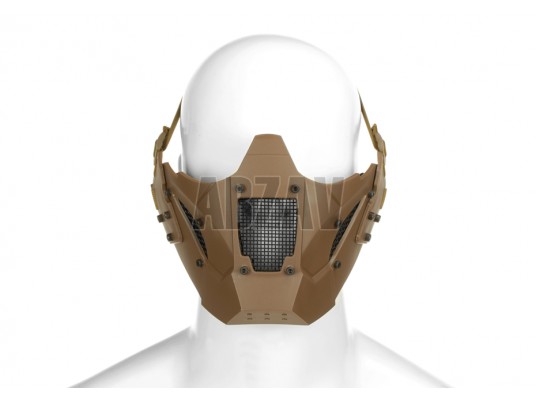 Warrior Steel Half Face Mask Tan Pirate Arms
