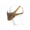 Warrior Steel Half Face Mask Tan Pirate Arms
