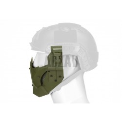 Warrior Steel Half Face Mask OD Pirate Arms