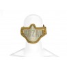 Steel Half Face Mask  Tan Invader Gear