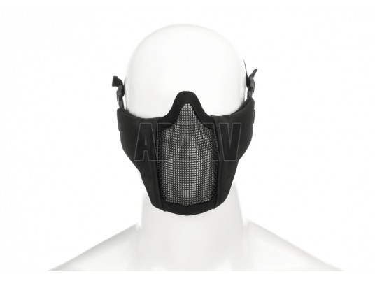 Mk.II Steel Half Face Mask Black Invader Gear