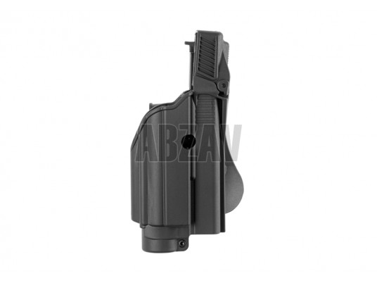 Level 2 Light / Laser Holster for Glock 17 Black IMI Defense