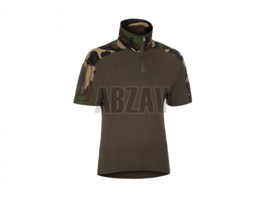 Combat Shirt Short Sleeve Woodland S Invader Gear