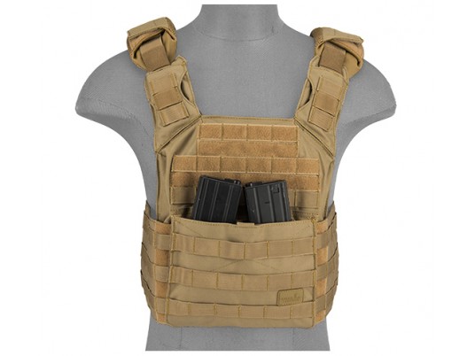 SPAC Plate Carrier Tan Lancer Tactical