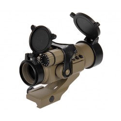 Scope Red and Green Dot with Cantilever Mount Tan Lancer Tactical